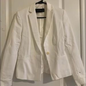 Zara White Blazer